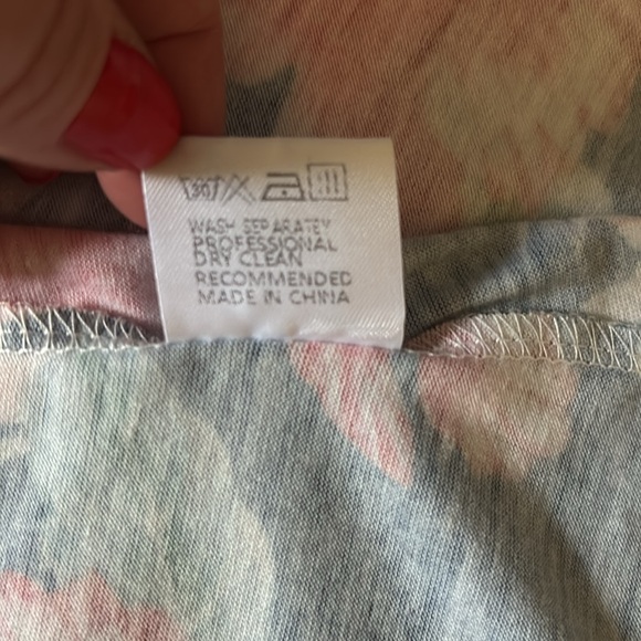 Simple Fun Women's Red Floral Summer Dress With Pockets Size L - Picture 7 of 7